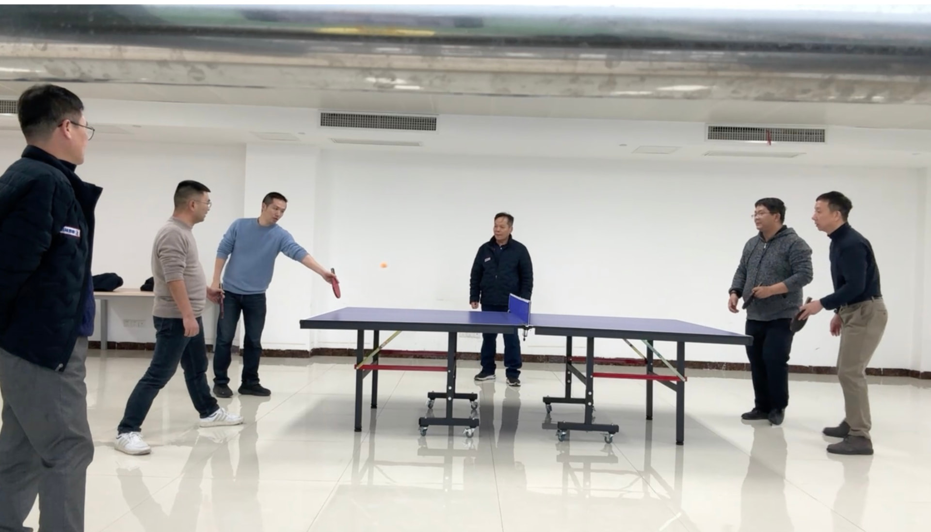 锦智团队乒乓球活动 · 历史记录